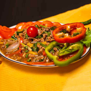 THAI BEEF WITH GREEN CHILI